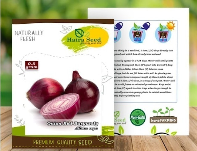  Haira Seed Onion Red Burgundy