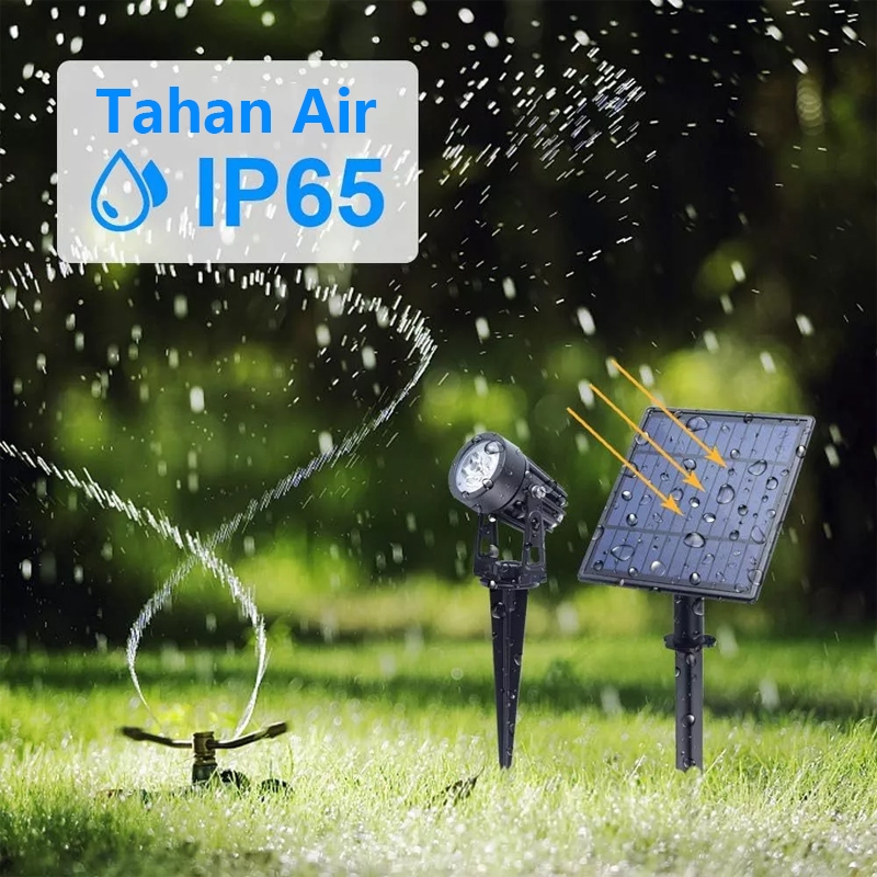  QIMEDO Lampu Taman Tenaga Surya 4PCS