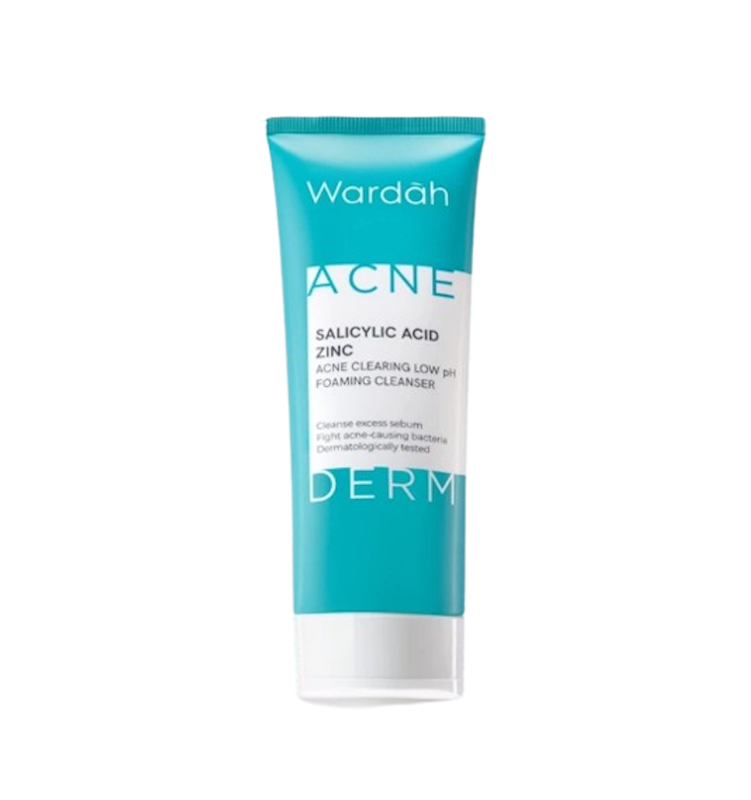 Acnederm Salicylic Acid Zinc Acne Clearing Low pH Foaming Cleanser 1
