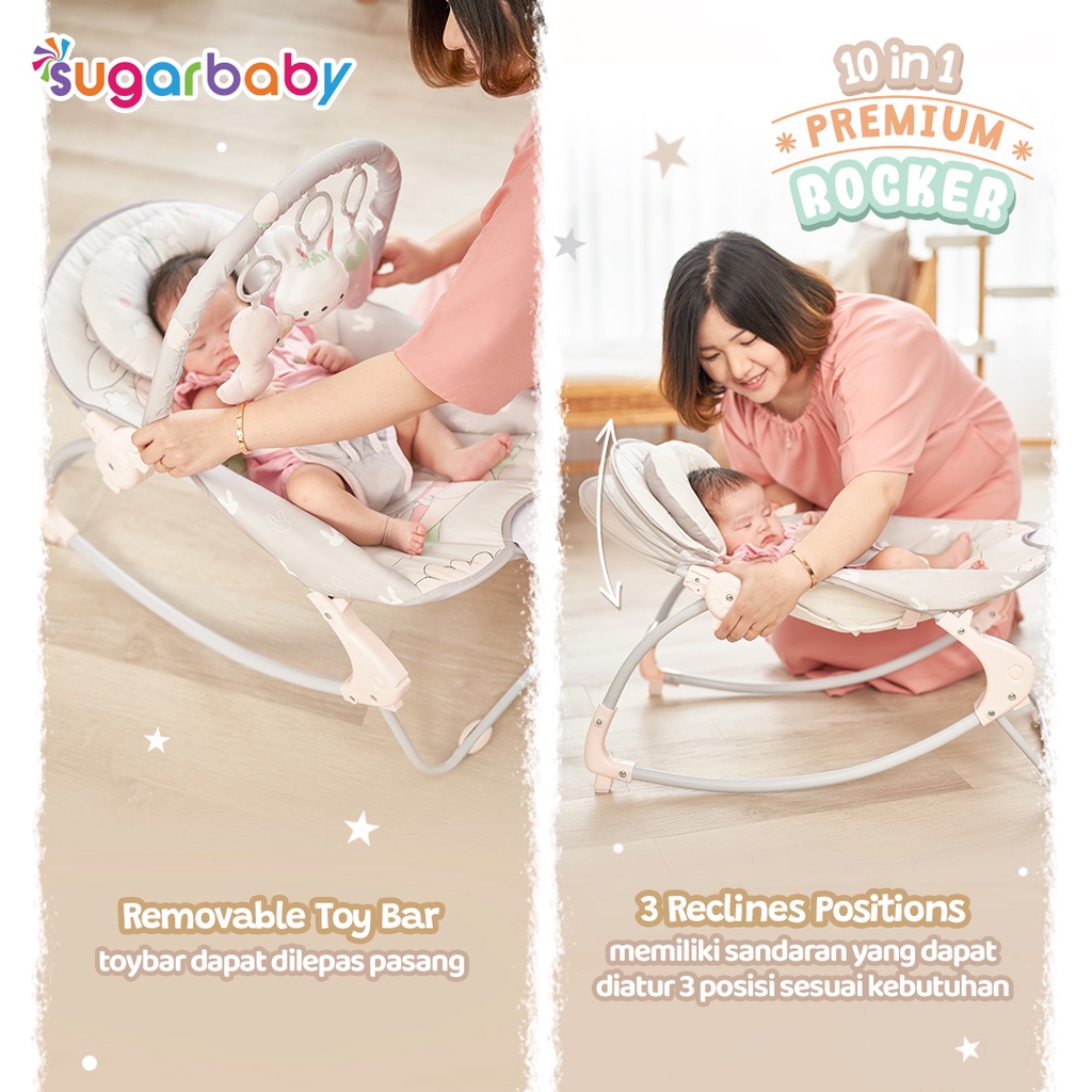 Kindalin Utama Internasional SugarBaby 10in1 Premium Rocker