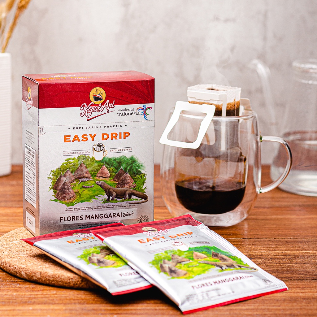 Santos Jaya Abadi  Kapal Api Easy Drip Flores Manggarai Blend