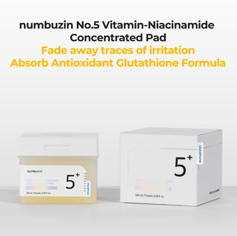 Numbuzin No.5 Vitamin-Niacinamide Concentrated Pad 3