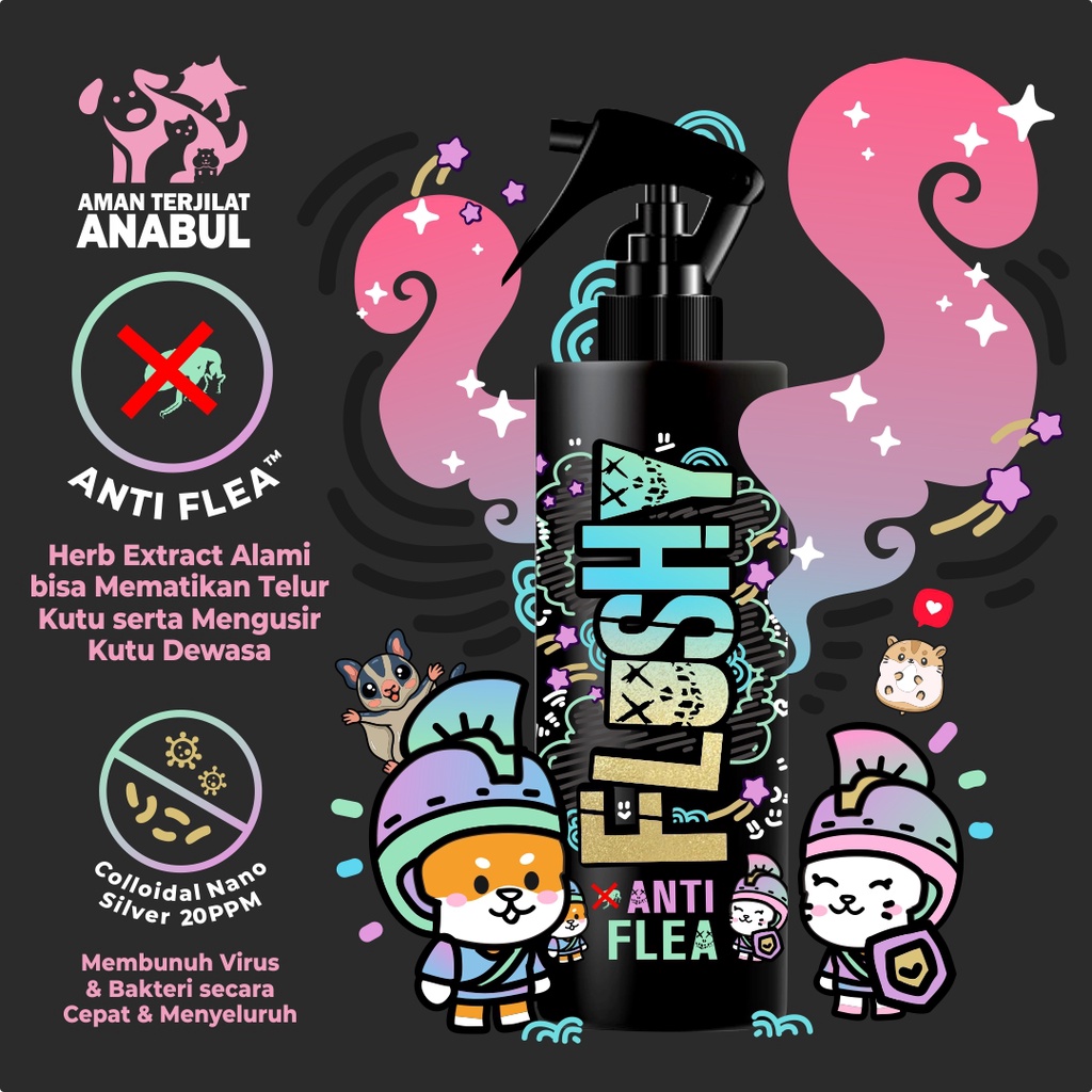  Petglow Flushy Anti Flea Spray 