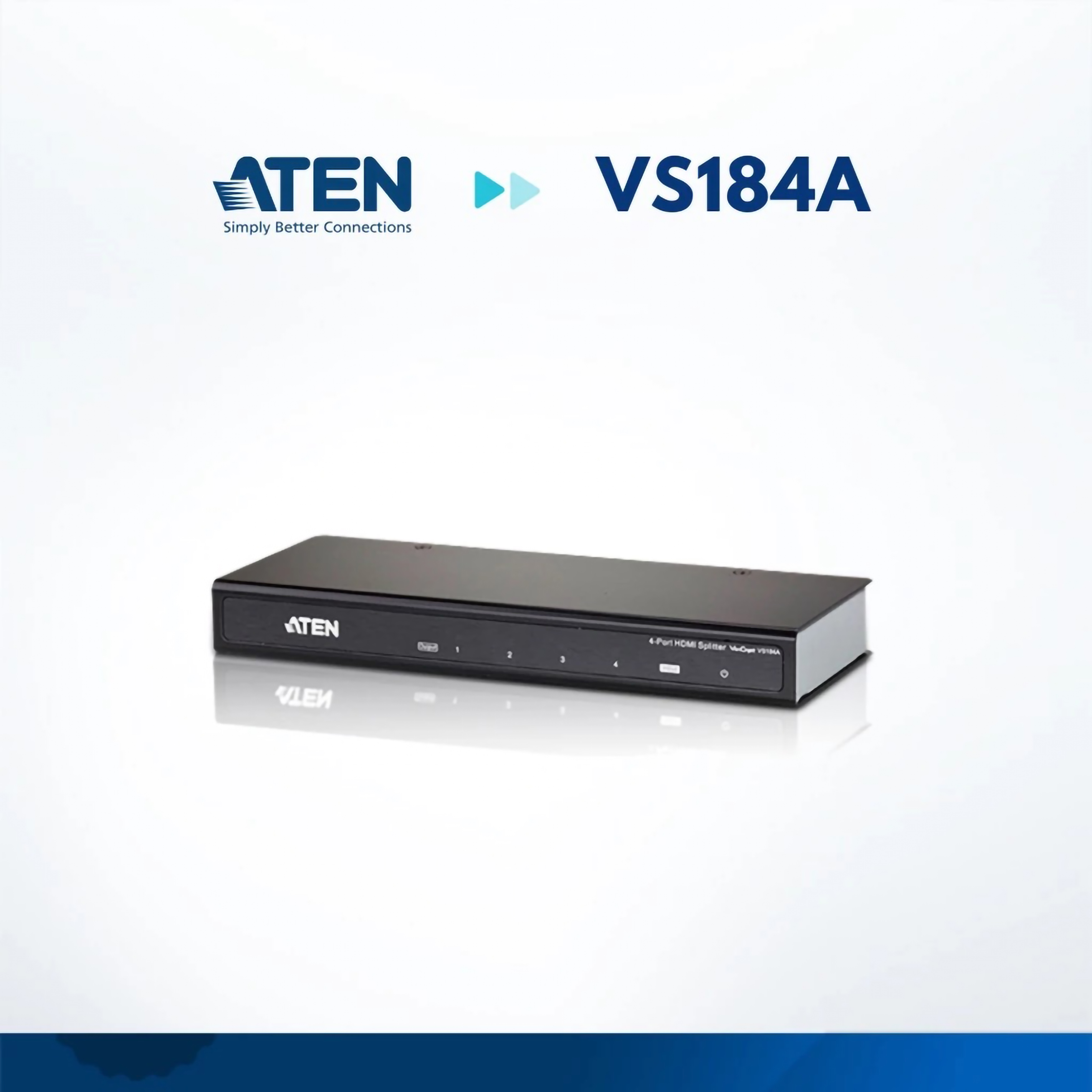 ATEN Aten 4 Port 4K HDMI Splitter VS184A