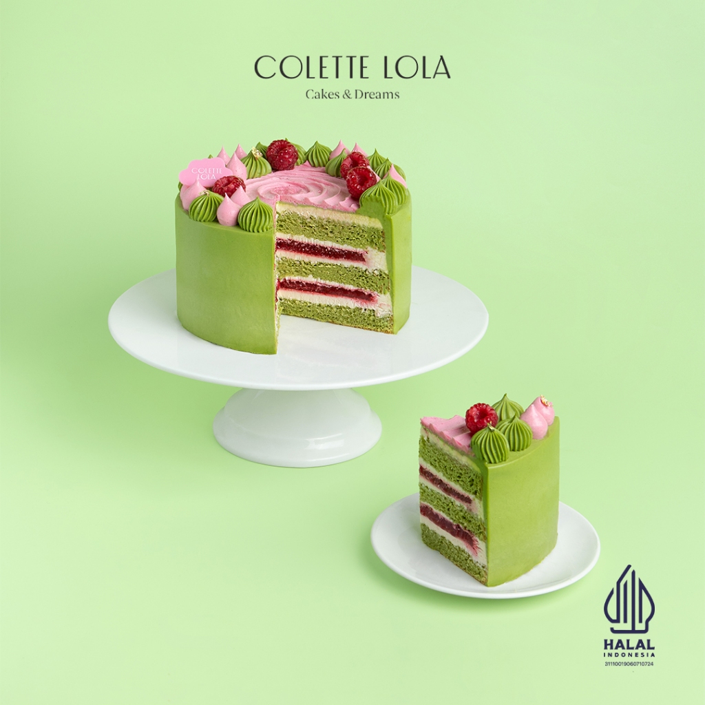 ISMAYA Group Colette Lola Uji Matcha Raspberry Round 16cm
