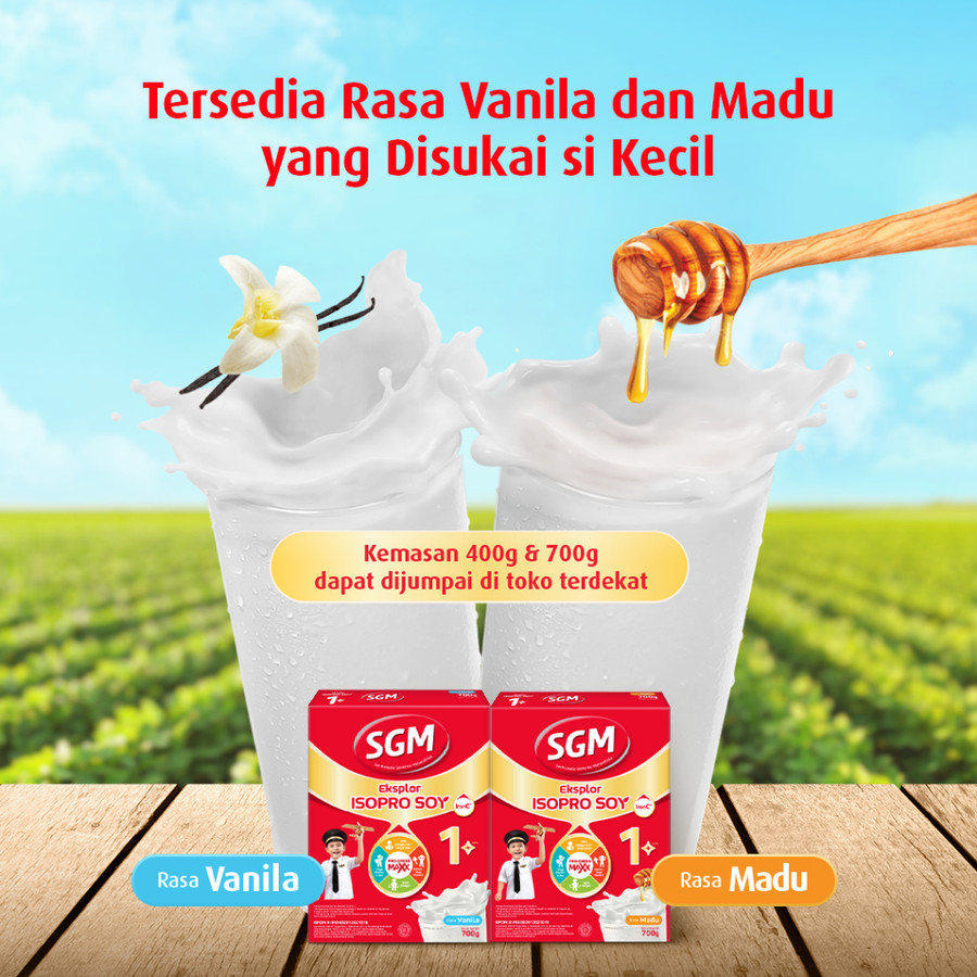 Sarihusada Generasi Mahardhika SGM Eksplor ISOPRO SOY 1+ Vanilla
