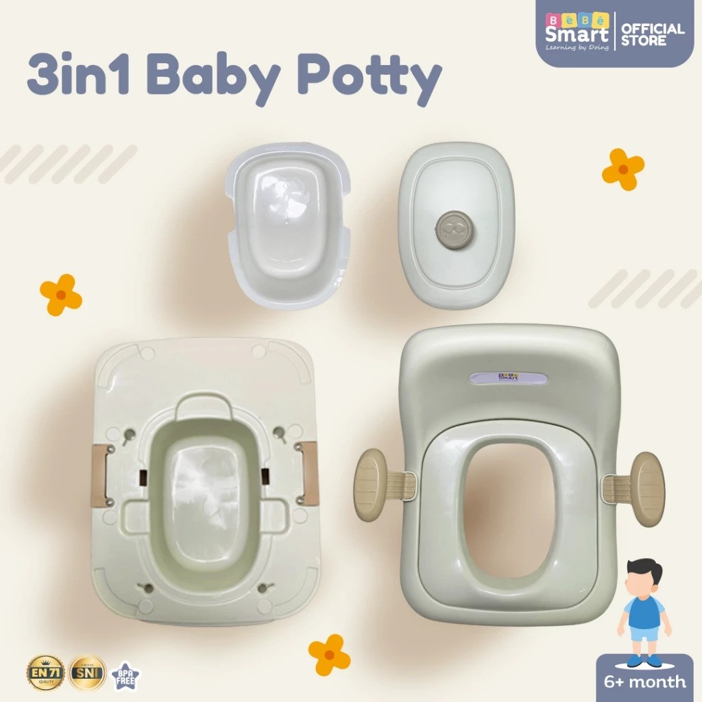  BEBE SMART Baby Potty 3 in 1