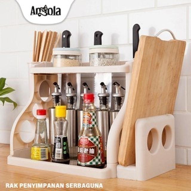Angola Rak Bumbu Dapur 2 Susun E30