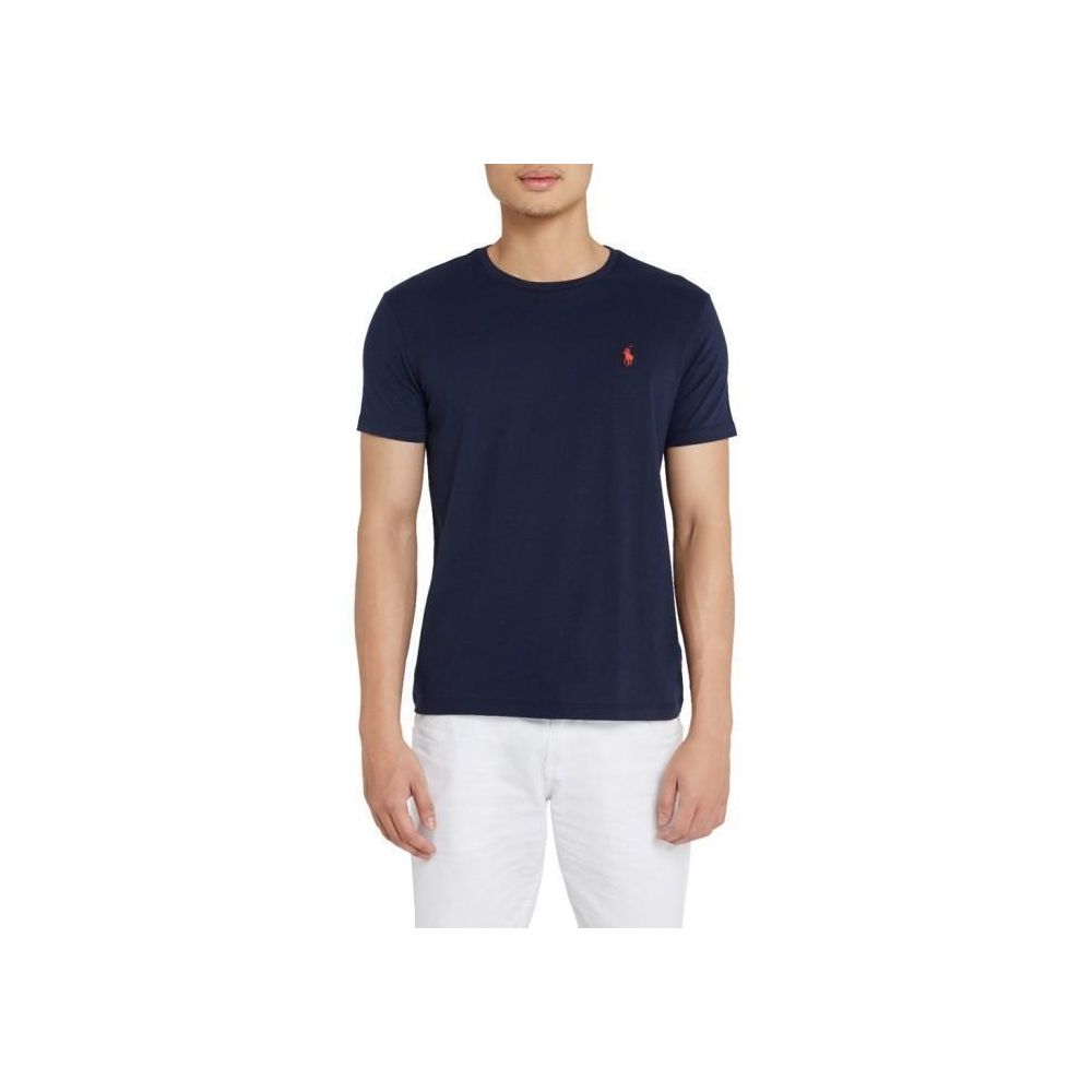 POLO Mens Jersey Crewneck T-Shirt Navy ｜ 7176.38 