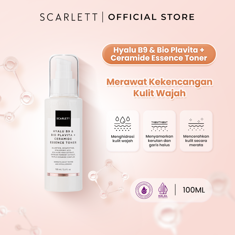 Scarlett Whitening Hyalu B9 & Bio Plavita + Ceramide Essence Toner 2