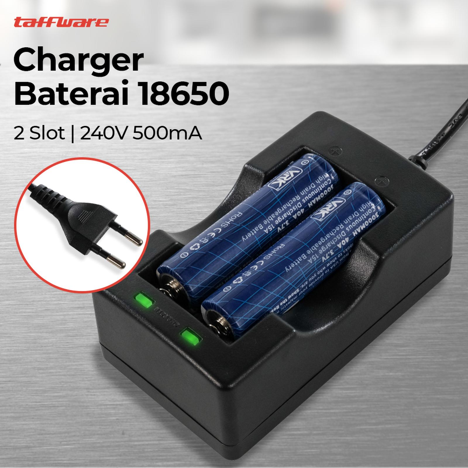 Taffware Charger Baterai Li-ion 18650 2 Slot 5