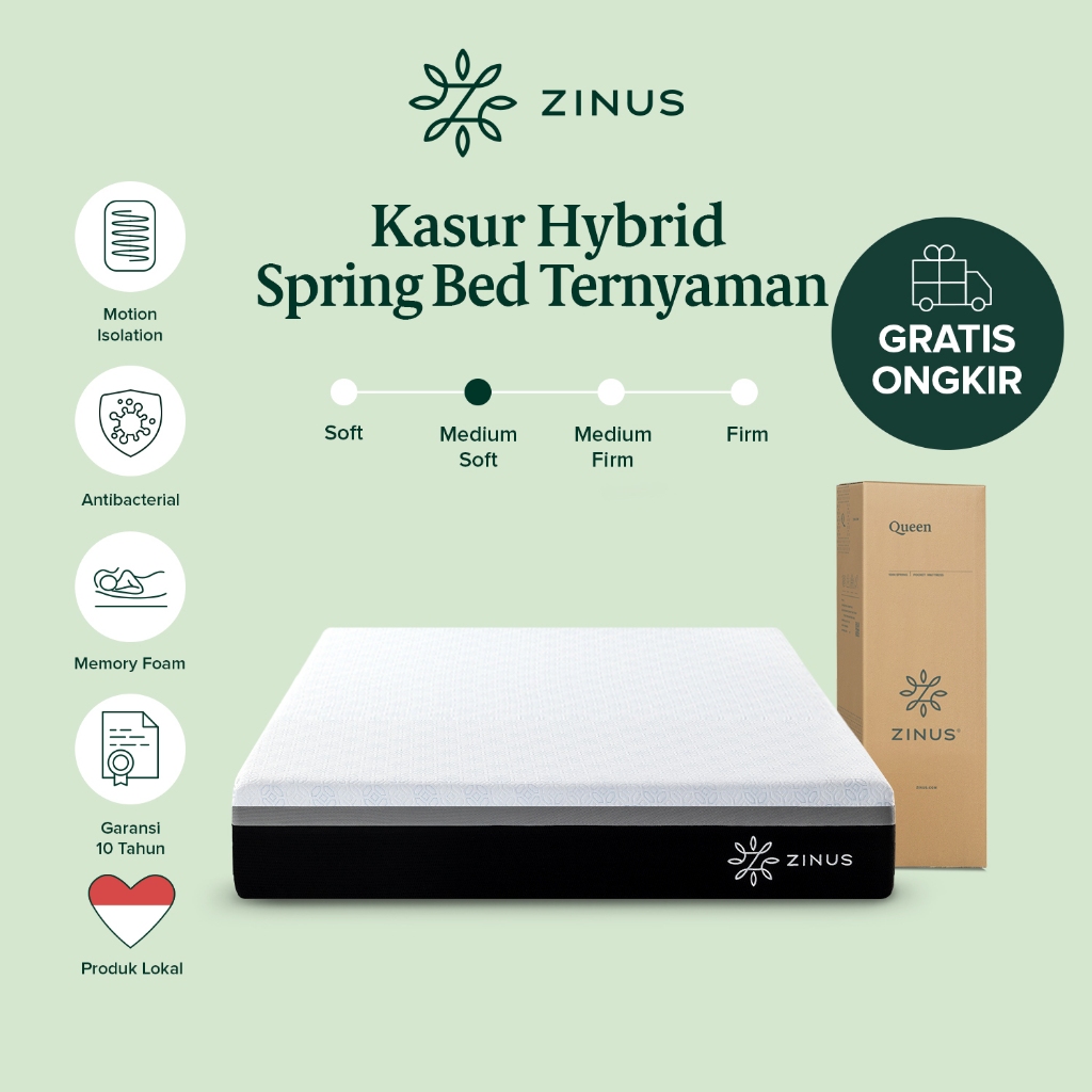 Kasur Spring Bed Pocket Hybrid 5