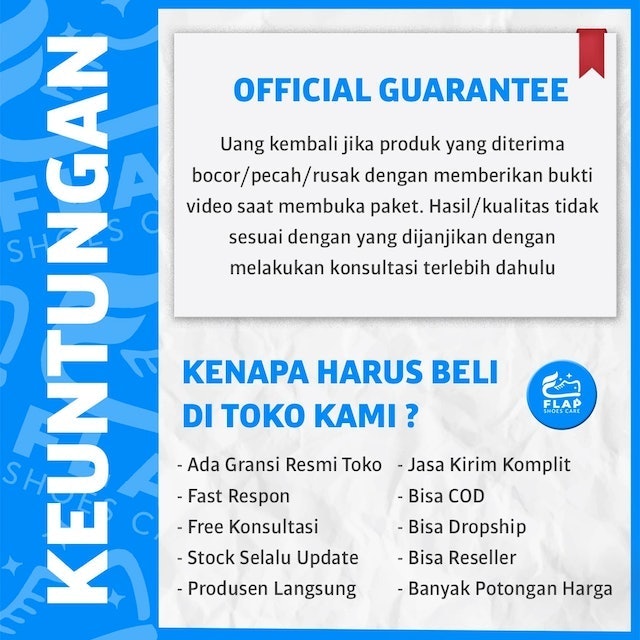  Flap Shoes Care Pembersih Sepatu Putih & Warna