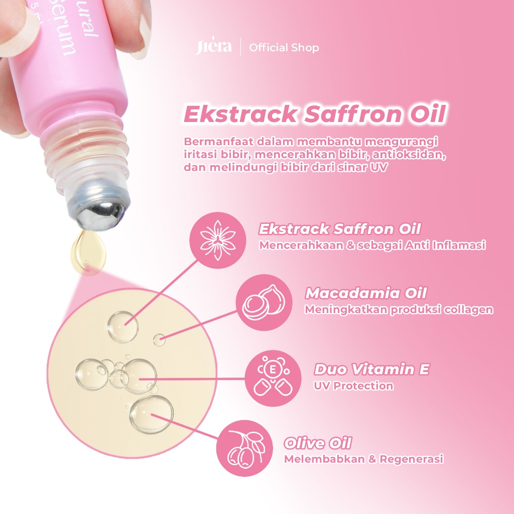 Jiera Natural Lip Serum Roll On 5