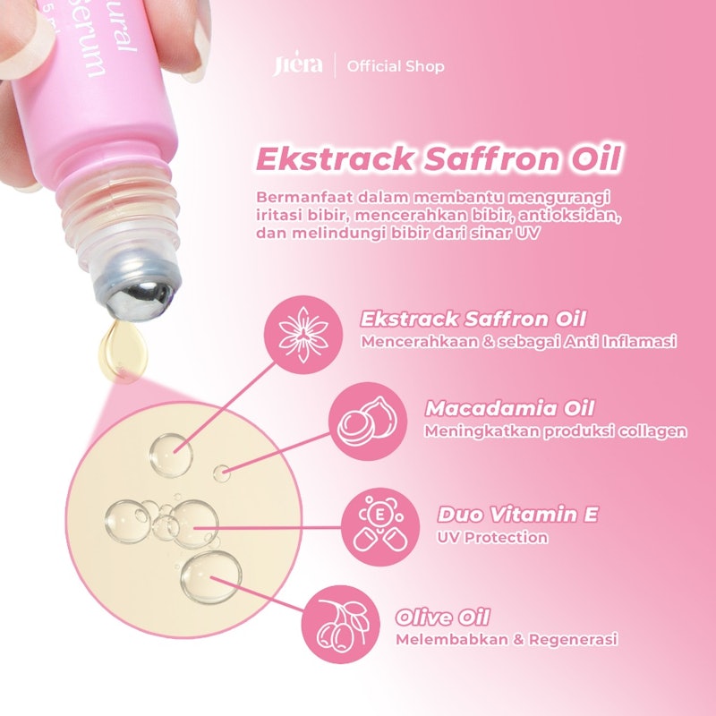 Jiera Natural Lip Serum Roll On 5