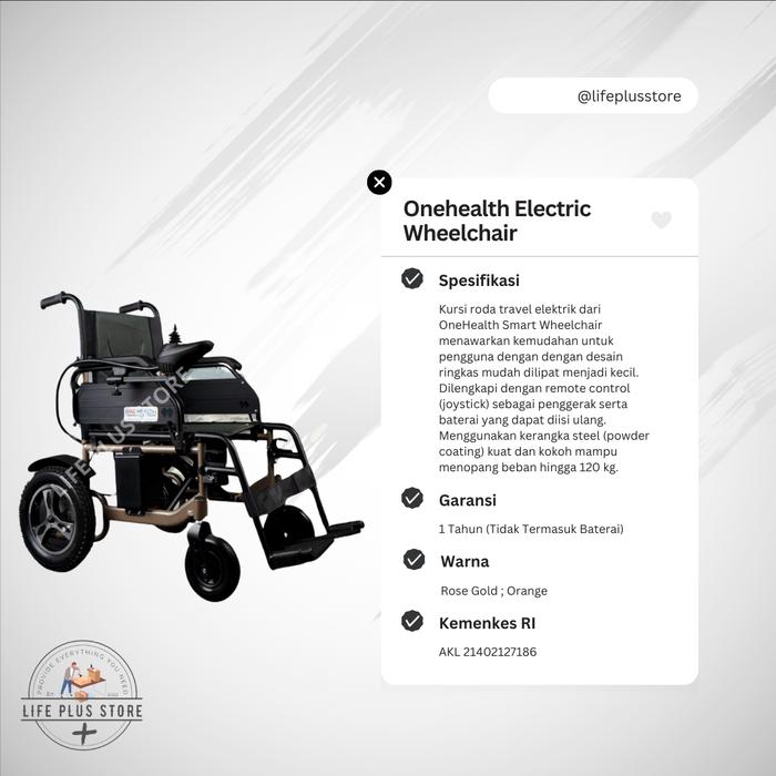 Era Medika Alkesindo Onehealth Smart Wheelchair  KY123