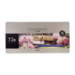 Deli High-Grade Oil Pencil Color 72 Warna