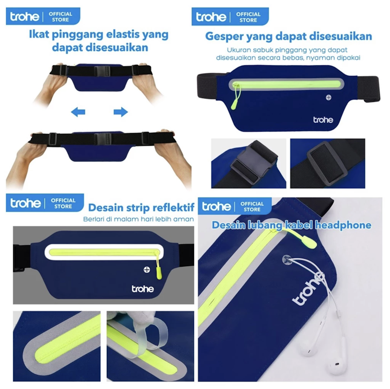 TROHE Running Belt Waterproof 3