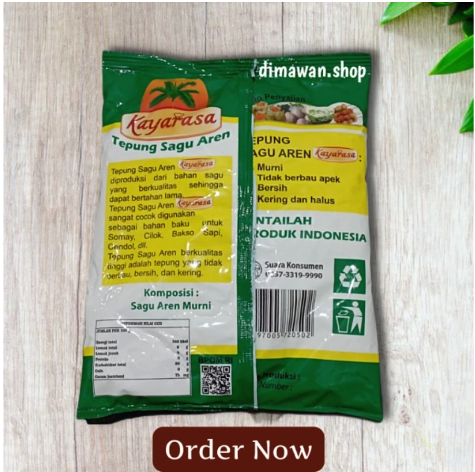 Kaya Rasa Nusantara Kayarasa Tepung Sagu Aren