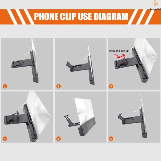 Kaca Pembesar Layar HP dengan Speaker 3