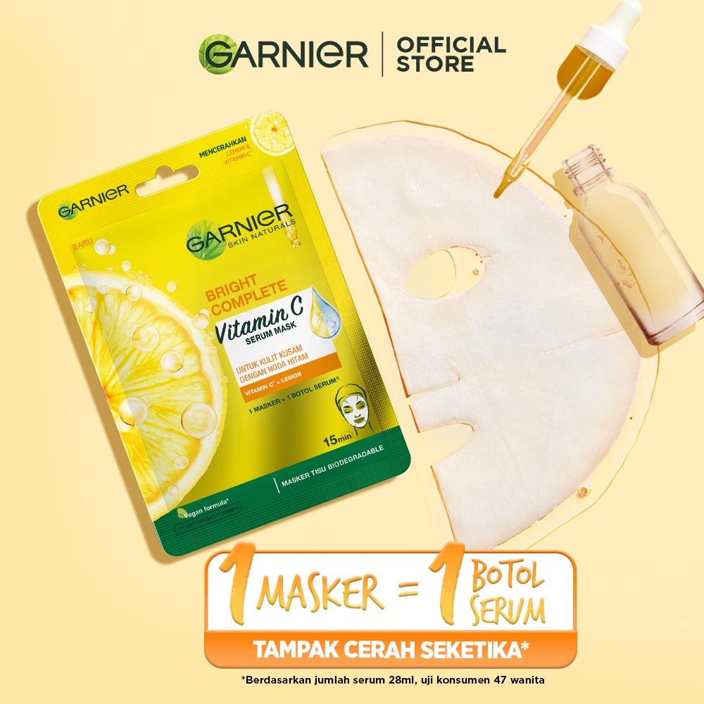 L’Oréal Garnier Bright Complete Vitamin C Serum Mask