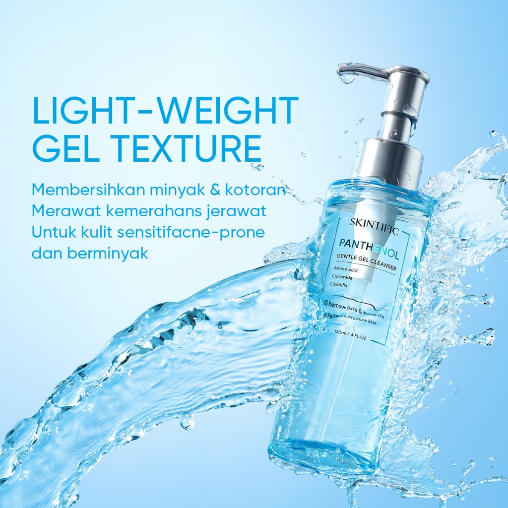 SKINTIFIC Cosmetics SKINTIFIC 2PCS 2X Panthenol Combo Gentle Gel Set A
