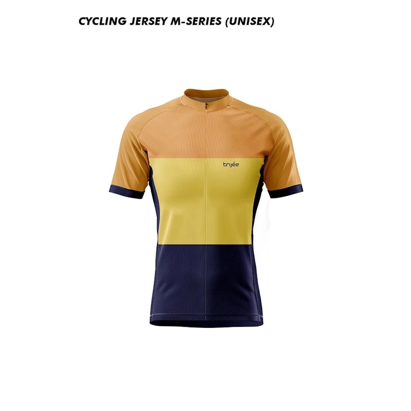 Trijee Unisex Jersey Sepeda M-Series Orange 3