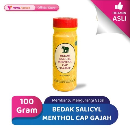 Usaha Sekawan Farmasi Indonesia Cap Gajah Bedak Salicyl Menthol