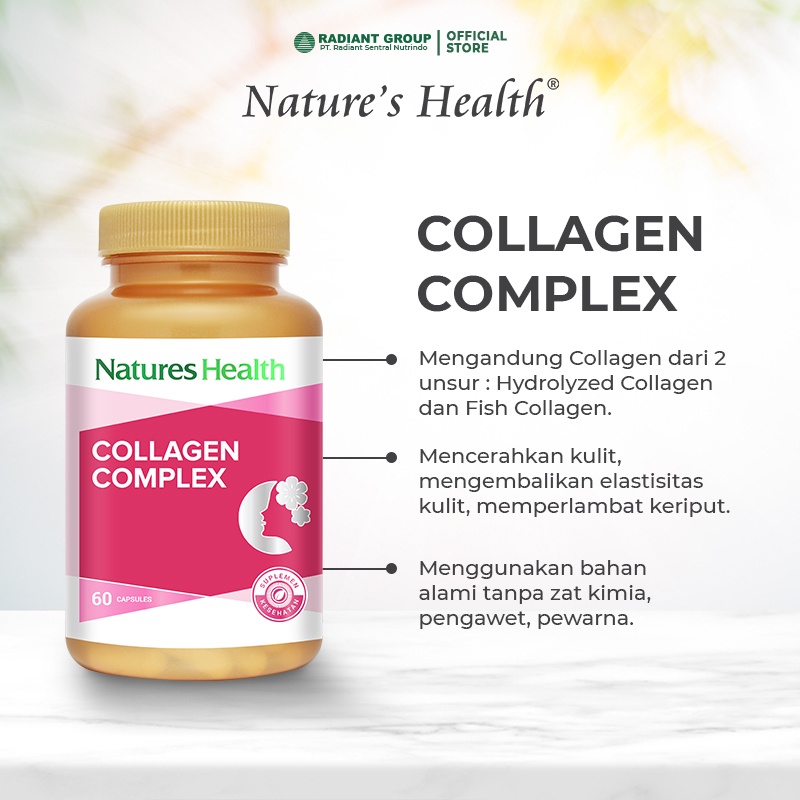 Radiant Sentral Nutrindo Natures Health Collagen Complex