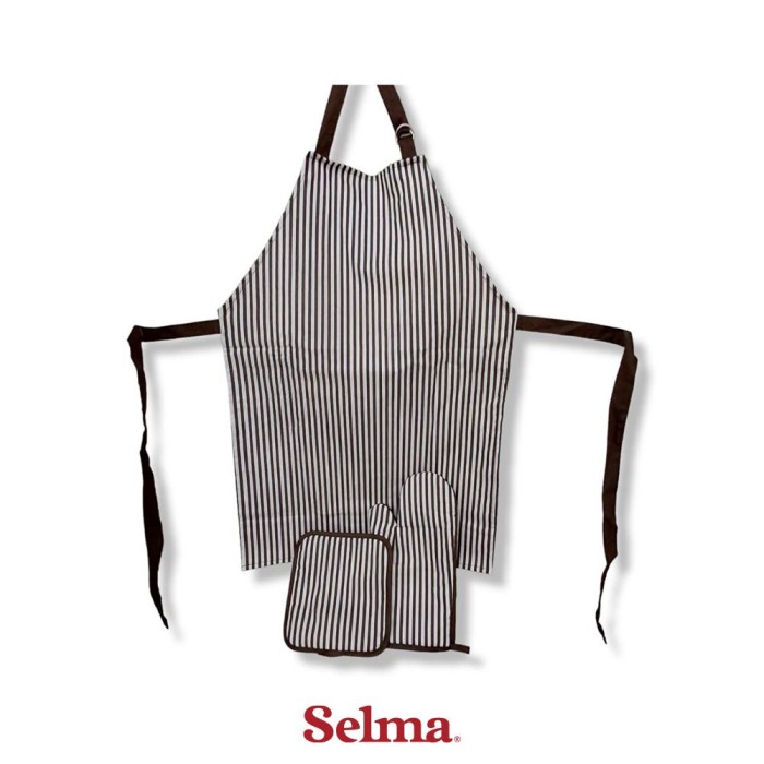Selma Celemek Dapur Stripes  4