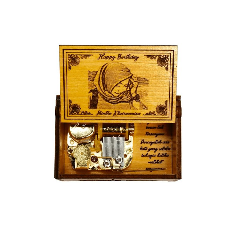 Music Box Kayu Besar Otomatis 1