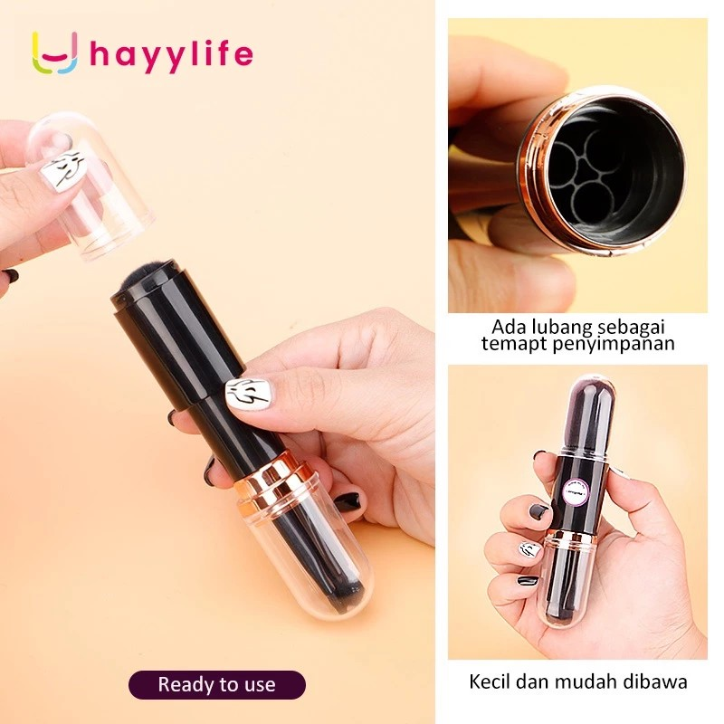 HAYYLIFE Portable Telescopic Brush Makeup 4 pcs 3