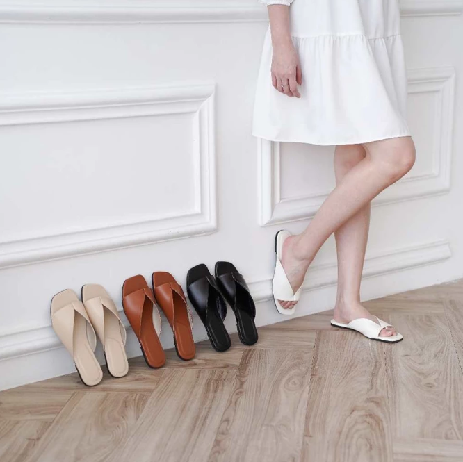  ZODE Paula Sandal Slop Teplek Wanita