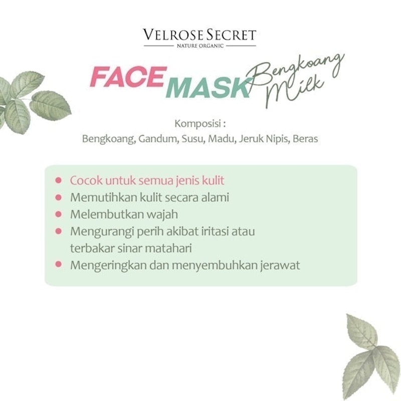 Face Mask Bengkoang Milk