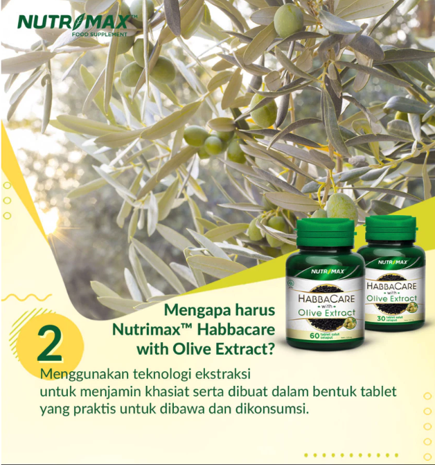 Suryaprana Nutrisindo Nutrimax Habbacare With Olive Extract