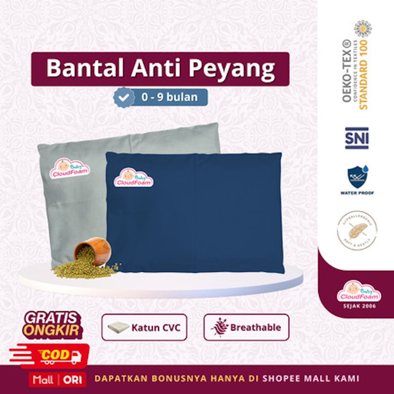 Baby Cloudfoam Bantal Bayi Anti Peyang CVC Series 2