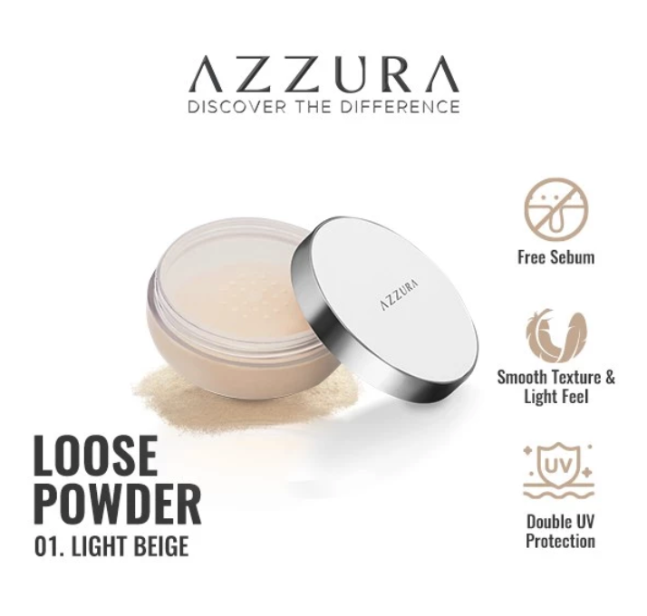 Lion Wings AZZURA Loose Powder Light Beige