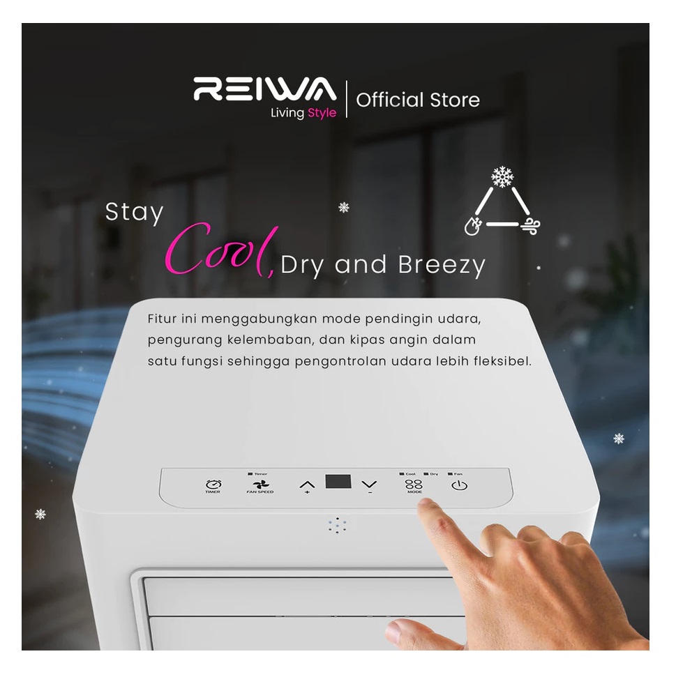 Caturaga Tiara Persada Reiwa Portable AC CP-0901RB