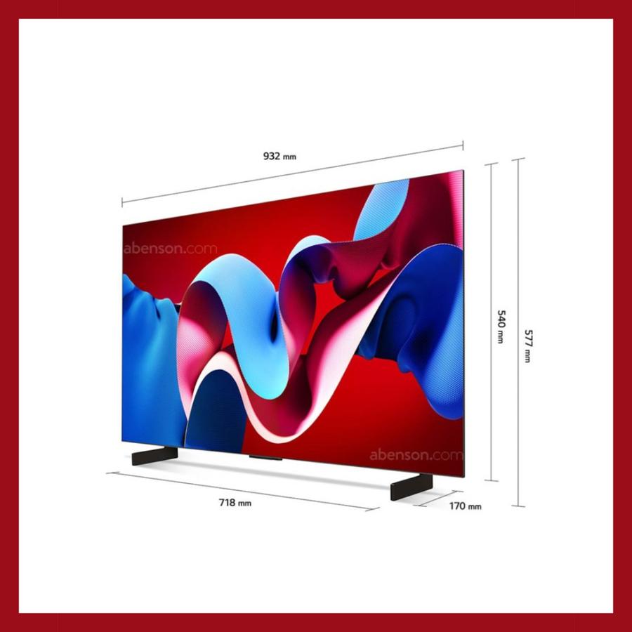 LG Electronics LG 42" Smart TV 4K LG OLED evo AI C4 OLED42C4PSA