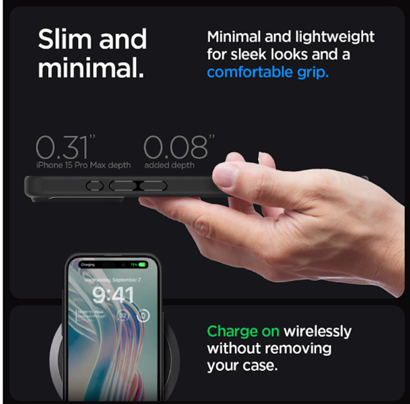 SPIGEN Ultra Hybrid Case iPhone 17 Mag Frost White 5