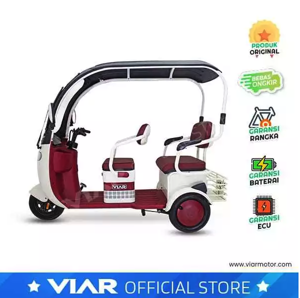 Triangle Motorindo Viar Sepeda Listrik Roda 3  EV2