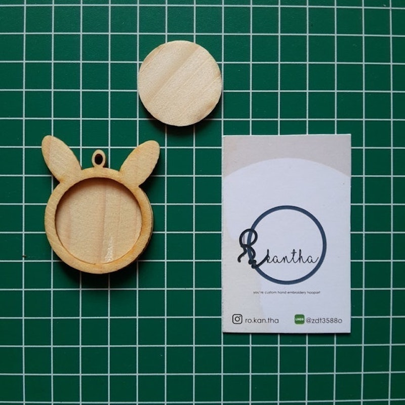 Mini Hoop Kayu Jati Belanda 3