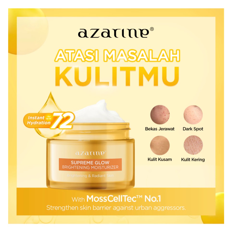 Wahana Kosmetika Indonesia Azarine® Supreme Glow Brightening Moisturizer
