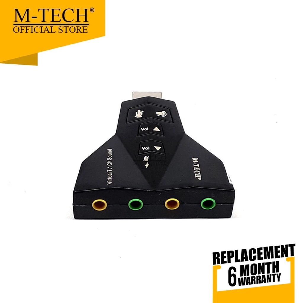 M.Tech Products M-TECH USB 2.0 External 7.1 Channel Audio Sound Card Adapter