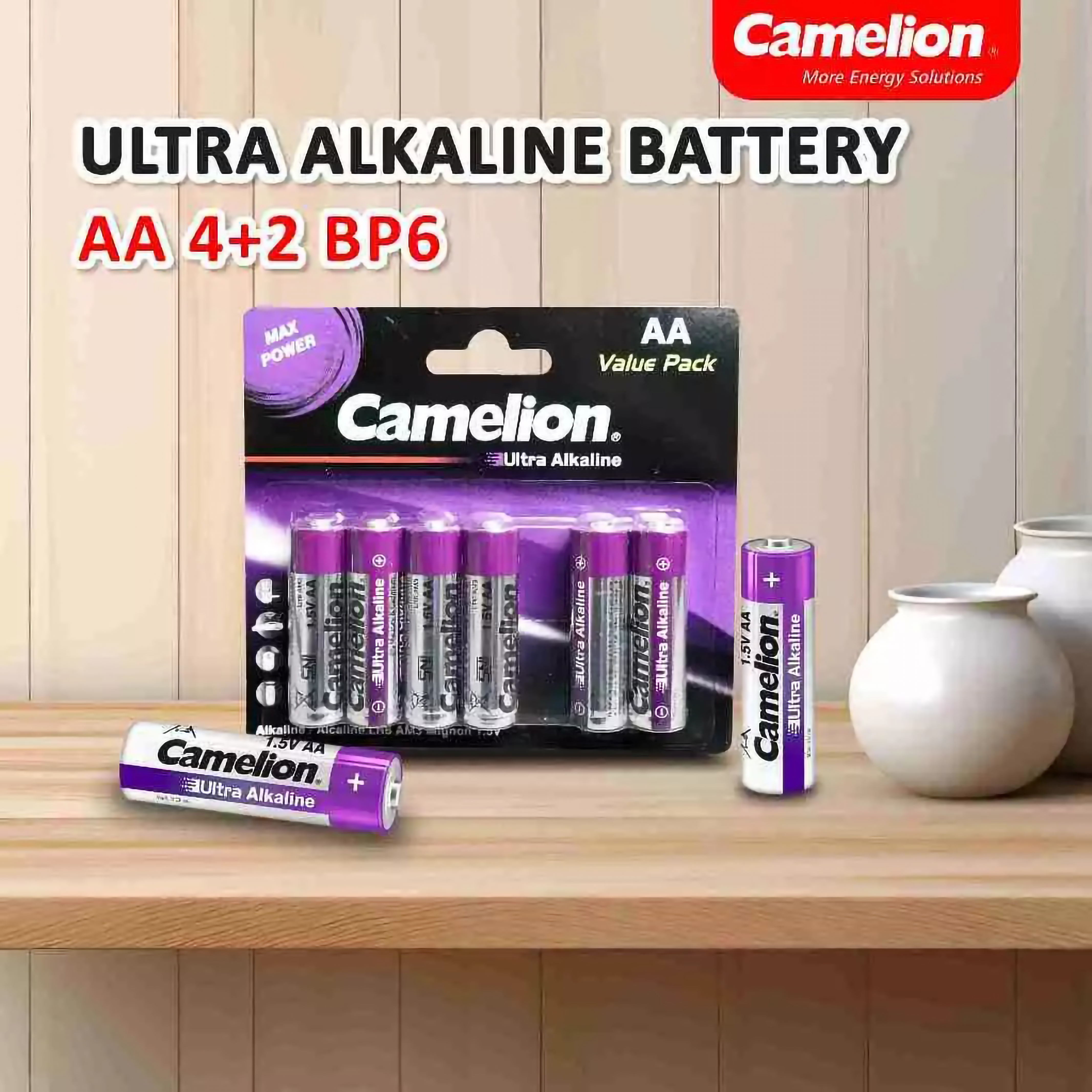 Camelion Ultra Alkaline AA LR6-BP6