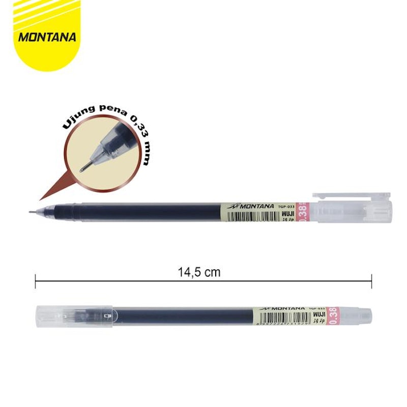Montana Gel Ink Pen 0.38 mm 3