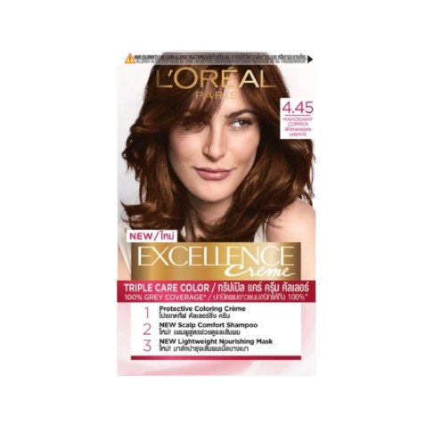 L’Oréal Paris ｜ Excellence Créme 4.45 Mahogany Copper Brown