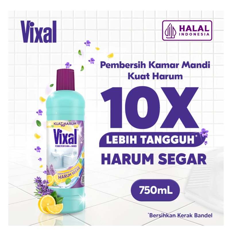 Vixal Pembersih Kamar Mandi Kuat Harum 3