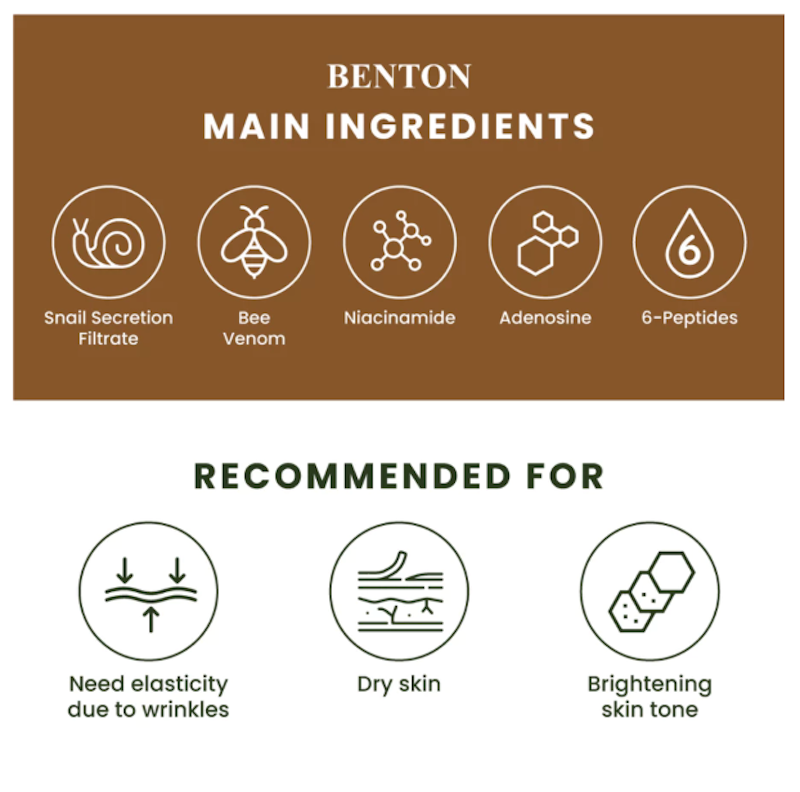Benton Snail Bee High Content Steam Cream 3