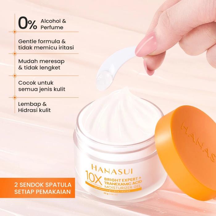 Eka Jaya Internasional Hanasui 10X Active Complex Bright Expert + Tranexamic Acid Moisturizer Gel